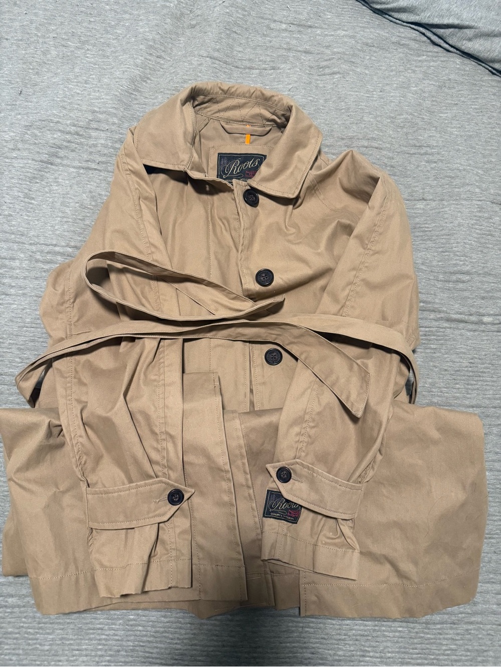 Roots Tan Trench Jacket - Tan